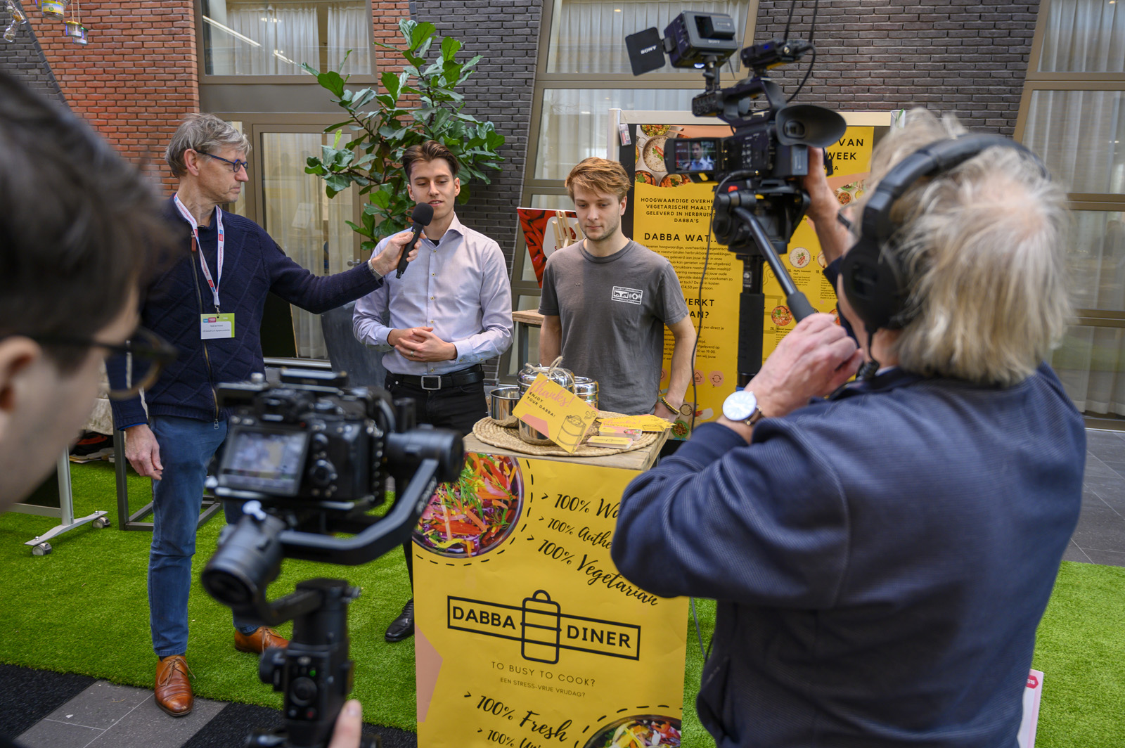 Studenten presenteren op HAS Food Experience