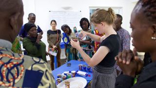 Substraattraining Benin
