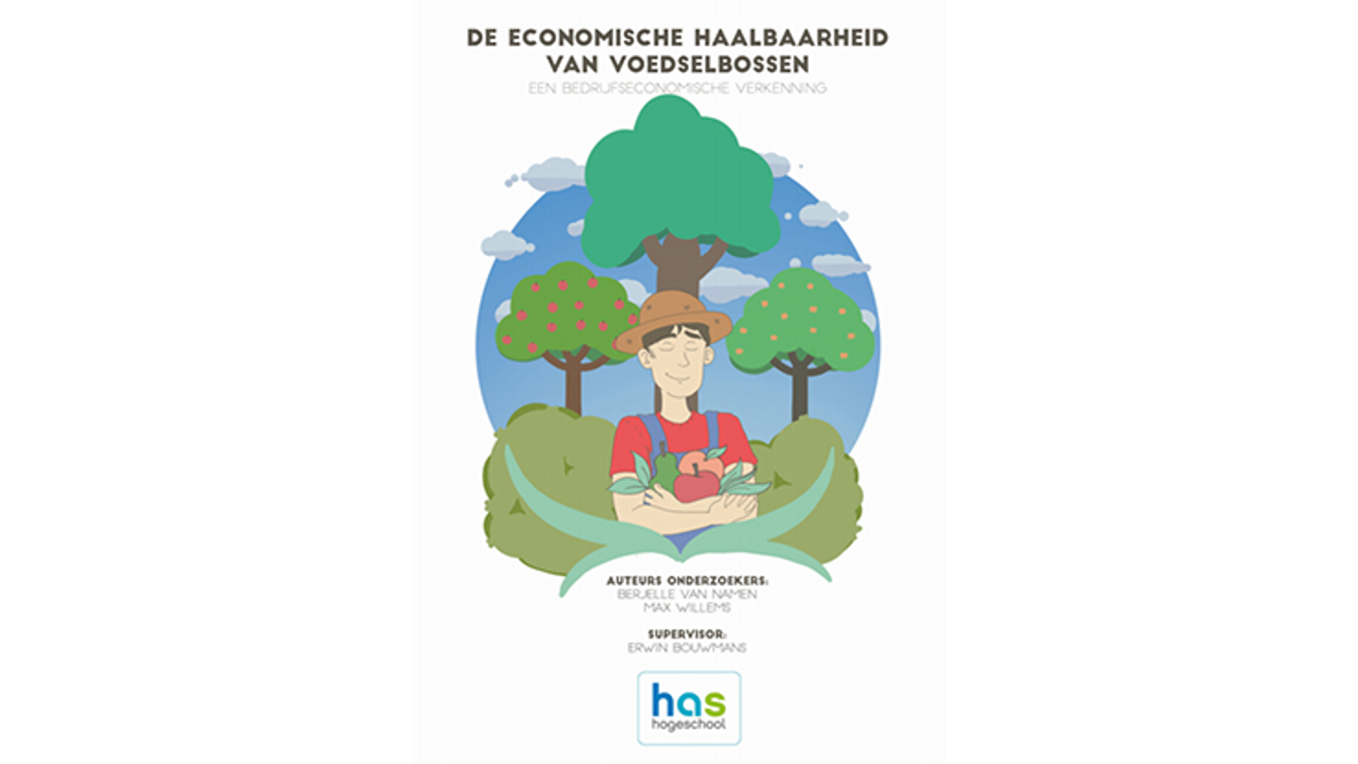 poster De economische haalbaarheid van voedselbossen