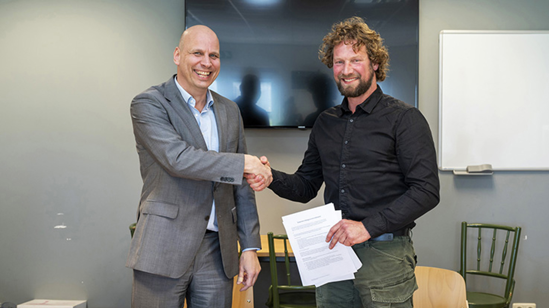 Ondertekening Hoeve Boveneind en HAS