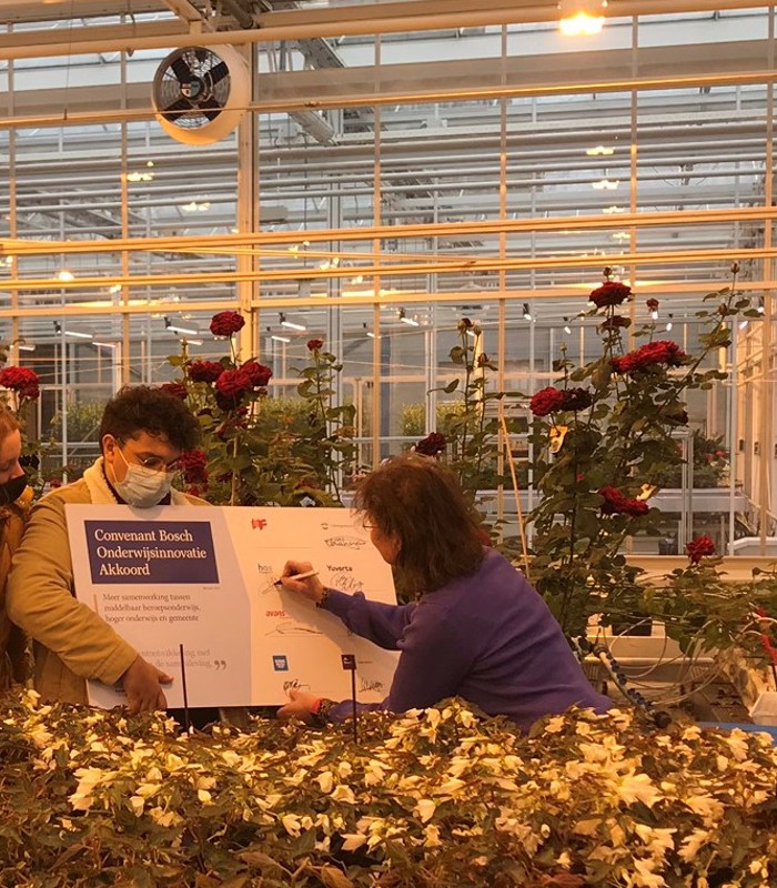 Ondertekening Bosch Onderwijsinnovatie akkoord HAS