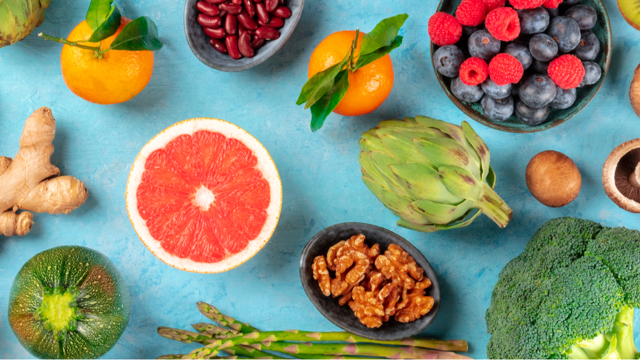 Verschillende soorten etenswaren