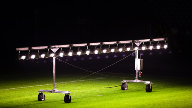 verlichting in stadion