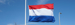 Dutch flag at half mast