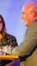 André Kuipers en Wende Schaminée in gesprek tijdens de uitreiking van de Impactprijs Groen Onderwijs