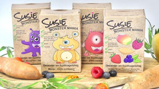 Susie Monster Mania gezonde vruchtenhagel