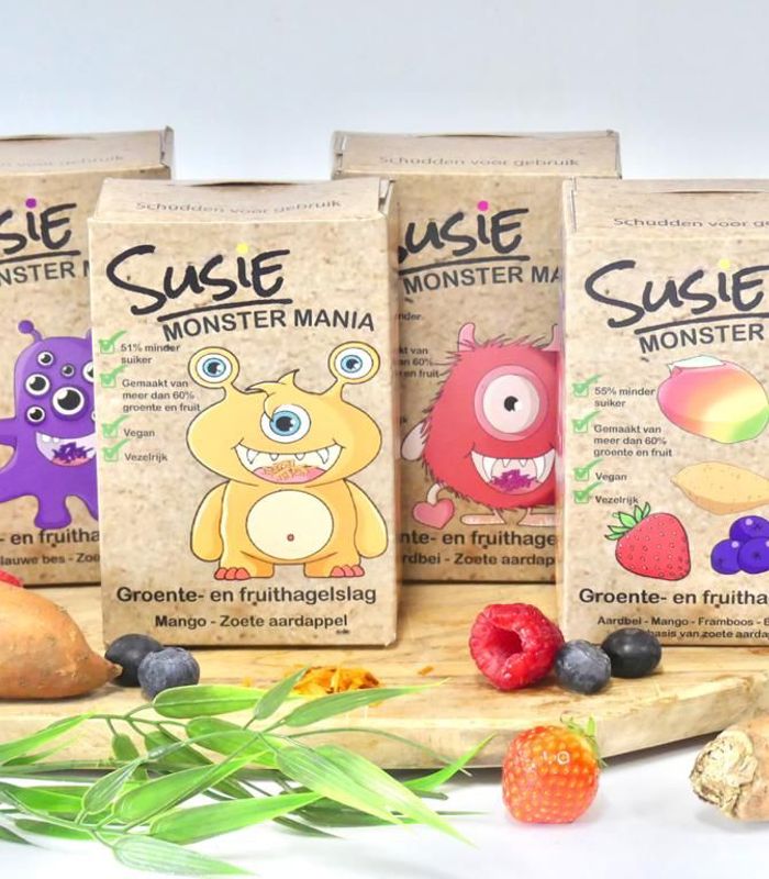 Susie Monster Mania gezonde vruchtenhagel