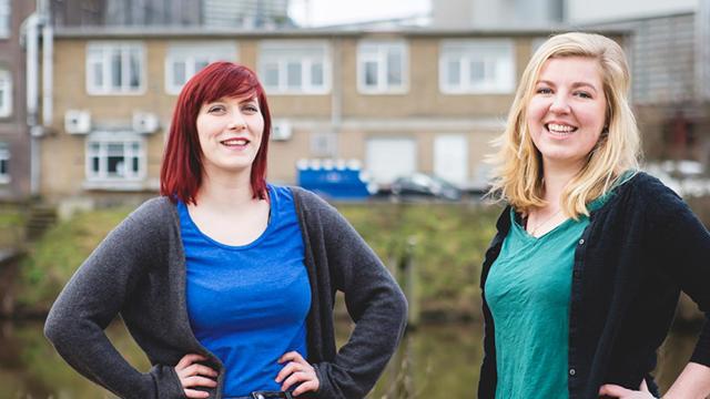 Janneke Pieters en Mary-jane Snelders