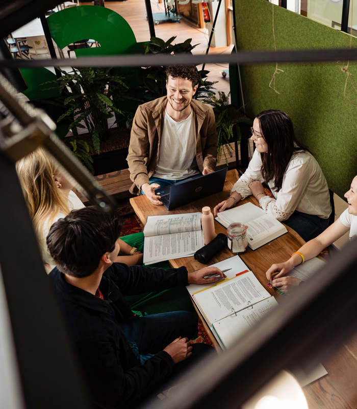 HAS studenten samenwerken