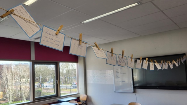 Mbo-student in actie